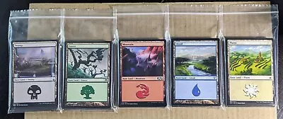 MAGIC The Gathering MTG Basic Land Lot Of 20 CHOOSE YOUR COLOR • $0.99