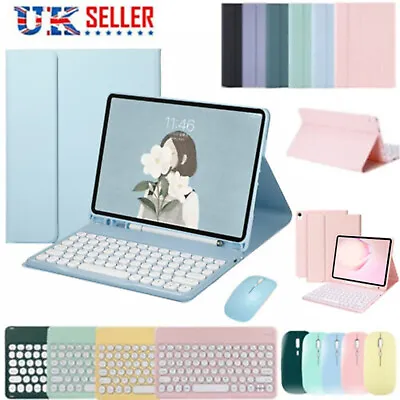 For IPad 9/8/7th Gen Air 5/4 Pro 11  Bluetooth Keyboard Case Cover With Mouse UK • £23.99