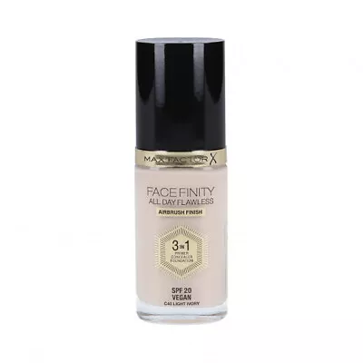 Max Factor FACEFINITY All Day Flawless Foundation - C40 LIGHT IVORY 30mL NEW • $18.44