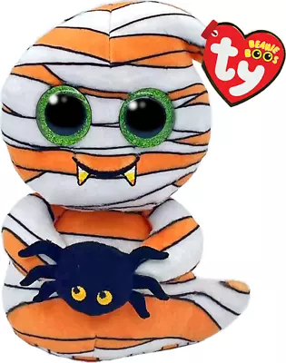 Ty - Beanie Boos - Mumford Ghost With Spider Small 15cm From Tates Toyworld • $9.98