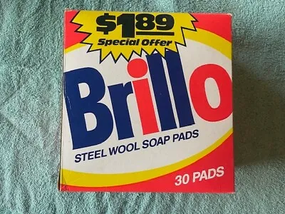 Vintage Brillo Soap Pads Box • $12.95