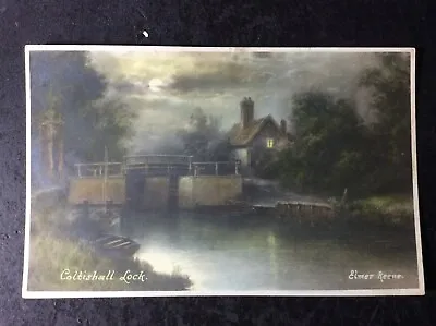 £5 • Buy Vintage Norfolk Postcard Coltishall Lock By Elmer Keene “Chic” Series Col Unused