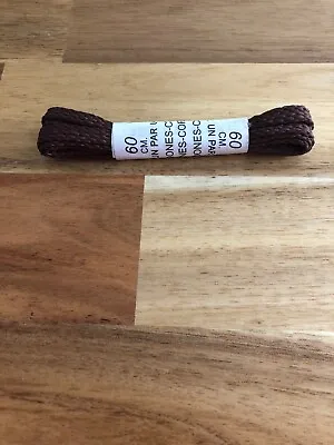 £1.99 • Buy Brown Flat Shoe Laces 60cm Ideal For Trainers, Vans, Converse, Nike, Adidas
