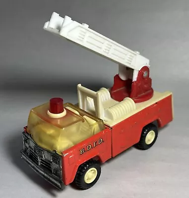 Vintage B.D.F.D. BDFD Fire Engine Ladder Truck Metal Made In Hong Kong • $9