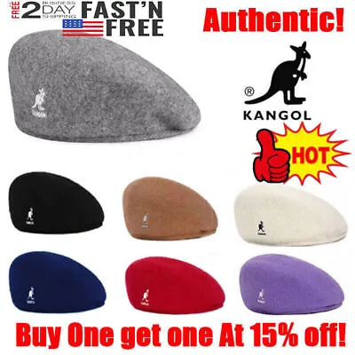 Kangol Breathable Beret Hat Summer Newsboy Woven Flat Caps Casual Men Women USA • $13.99