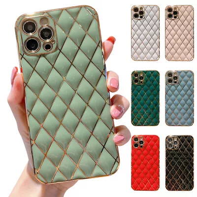 $8.45 • Buy Plating Case For IPhone 11 12 13 Pro Max Mini X XR XS 8 7+ Luxury Silicone Cover