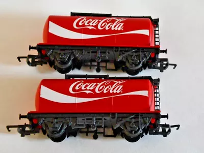 2 X Hornby R6933 Coca Cola Tank Wagon - OO Gauge • £24.99