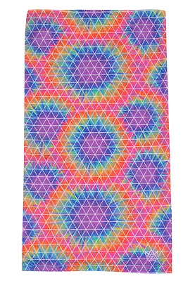 $6.99 • Buy Rainbow Tie Dye Face Wrap Bandana Tube Gator Mask Lightweight Stretch NWT
