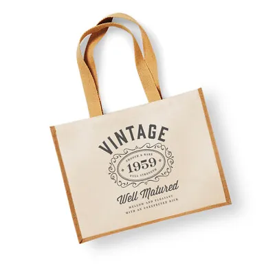 65th Birthday Gift Women’s Ladies Shopping Bag Present Tote Idea • £12.95