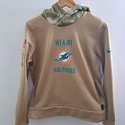 Nike Miami Dolphins Hoodie Jacket Womens Medium Salute To Service Onfield Camo • $39.99