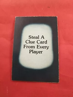 Mystery Mansion Board Game 1984 REPLACEMENT STEAL A CLUE CARD *73V • $7