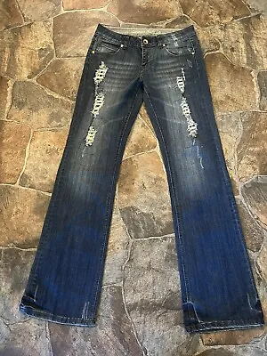 Cowgirl Tuff Wildcat Womens Bootcut Low Stretch Denim Jeans!!(28x33) • $29.99