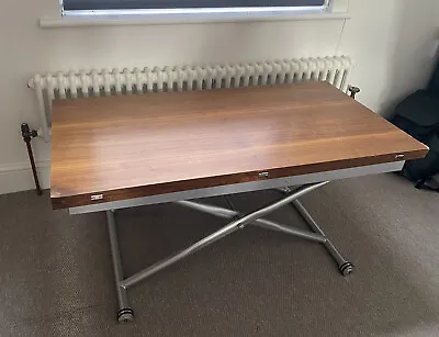 Dwell Salire Extending Coffee Table And Dining Table In Walnut Wood • £200