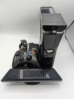 Microsoft Xbox 360 S Slim Black Console System Model 1439 - 250GB - TESTED  • $79.99