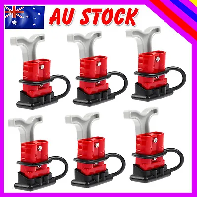 $25.99 • Buy 50 AMP T Handle Dust Cap Cover Solar 6 PACKS Anderson Style Plug Connectors NSW