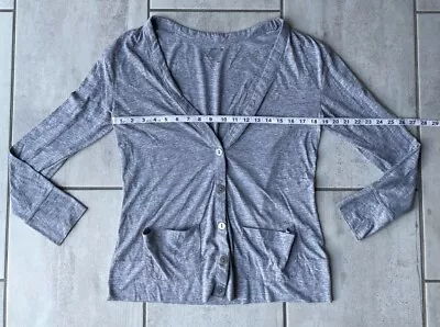 $5.84 • Buy Old Navy Womens Cardigan Sweater Gray Heathered Long Sleeve Buttons Pockets M