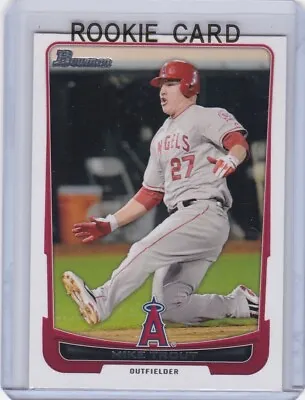 MIKE TROUT ROOKIE CARD Los Angeles Angels Baseball BOWMAN RC! • $0.99