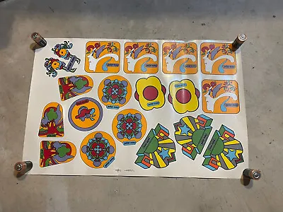 Peter Max 1970  Commercial Decal Inc Thermaflat (Ultra Rare ) • $55