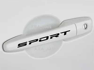 SPORT Decal Sticker Racing Car Door Handle Logo Emblem Performance Motorsport • $9.95