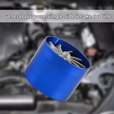 Universal 2.5  Turbo Cold Air Intake Turbonator Hose Single Fan Fuel Gas Saver • $10.66