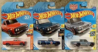 Hot Wheels MAZDA REPU Pickup Truck Lot Of 3 HW Speed Nightburners Hot Trucks • $9.99