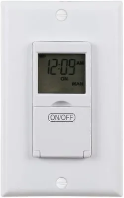  7 Day Programmable In-Wall Timer Switch • $15.99