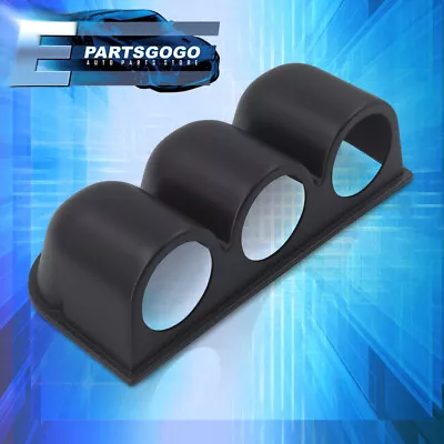 For EF EG EK EM EP3 FG FD FK8 DC S2K S13 S14 350Z G37 Dash Triple Gauge Pod BK • $13.99