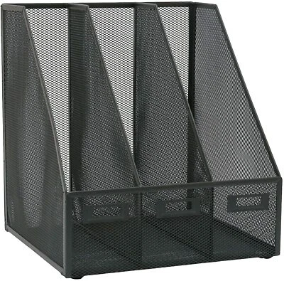 £26.99 • Buy OSCO WIRE MESH TRIPLE MAGAZINE RACK - Graphite