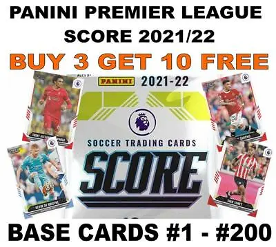 £4.95 • Buy Panini Score Premier League 2021-22 21/22 - Base Cards #1 - #200