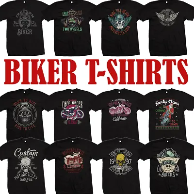 £7.99 • Buy Biker T Shirts - Motorcycle T Shirts - Motorbike T Shirts - High Quality Designs