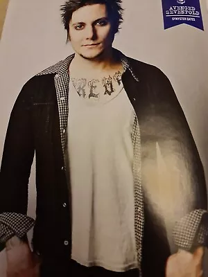 Avenged Sevenfold Synyster Gates / Zacky Vengeance A4 Poster Kerrang  Magazine  • $6.20