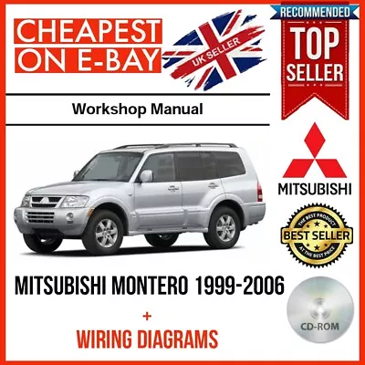 MITSUBISHI MONTERO 1999-2006 Workshop Service Repair Manual + WIRING DIAGRAM • $9.32