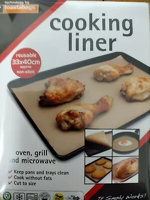 £2.35 • Buy Reusable Non Stick Cooking Liner Oven Microwave Bbq Grill Baking Mat Sheet Tray