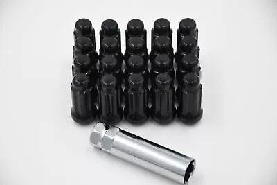 Set 20 Spline Tuner Lug Nuts 6 Spline - 9/16 1.9  Tall • $24