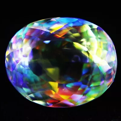 Multi Color 52.60 Ct Oval Shape Loose Gemstones Mystic Topaz Certified • $12.66