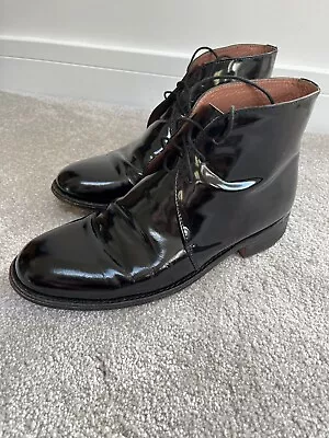 Military George Boots Size 9 Patent Leather • $37.89