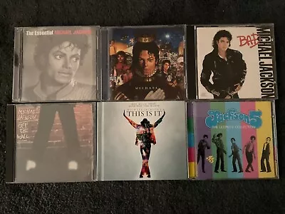 Michael Jackson Cd Lot * History Thriller Dangerous Ones Greatest Hits 5 • $19.95