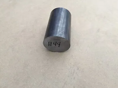 1144 Stressproof Round Carbon Steel Bar  2.5  (2-1/2 ) X 4  Length • $18
