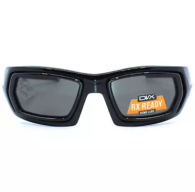 New Old Stock Dvx By Wiley X Z87-2 Next Gloss Blk 1504z Rx'able Wrap Sunglasses • $40
