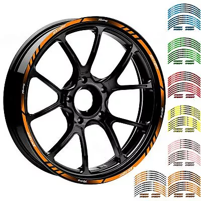 17  18  ZX12R Motorcycle Wheel Rim Tape Decal Stripes Sticker For Kawasaki ZX12R • $12.48