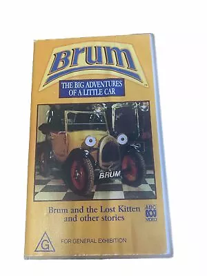 BRUM - BRUM AND THE LOST KITTEN And OTHER STORIES - VHS • $79.95