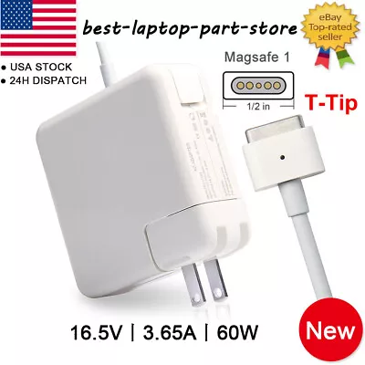 60W T-Tip Adapter Power Charger For Apple Macbook Pro13 A1181 A1184 A1185 A1278  • $13.95