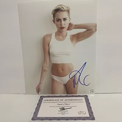 Miley Cyrus (Pop Singer) Signed Autographed 8x10 Glossy Photo - AUTO W/COA • $46.95