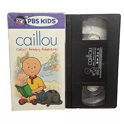 Caillou - Caillous Reading Adventures VHS 2002 PBS Kids Classic Cartoon Film • $9.95