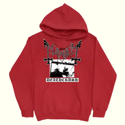 Mayhem Deathcrush Hoodie Long Sleeve Cotton Red Women Men Size S To 3XL BE1878 • $42.74