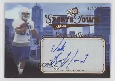 2012 Press Pass Sports Town Edition Bronze /149 Vick Ballard Rookie Auto RC • $3.42