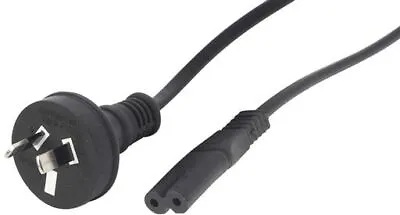 $9.99 • Buy IEC C7 Figure 8 To Australian Approved Mains 2 Pin Plug Power Cable 7A 0.5 To 5M