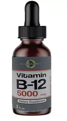 Vitamin B-12 Xtra Strengh Liquid Energy Health 2 Oz 5000 MCG 100% NATURAL  • $13.99