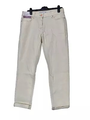 £17.99 • Buy Ladies Next Ecru Cream Relaxed Skinny Mid Rise  Jeans UK 10R, 14R
