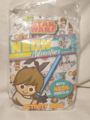 $18.99 • Buy Singapore Airlines Star Wars Neon Adventure Colour Childrens Entertainment Kit